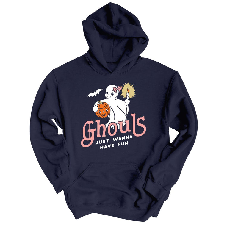 Ghouls Just Wanna Have Fun - Classic Navy - Full Front