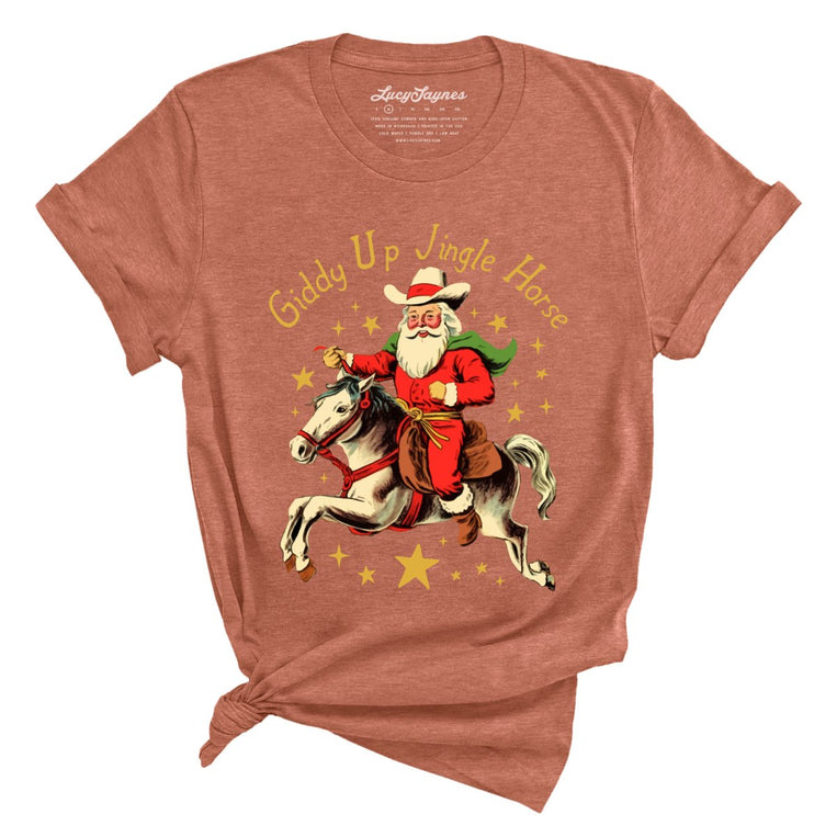 Giddy Up Jingle Horse - Heather Clay - Full Front