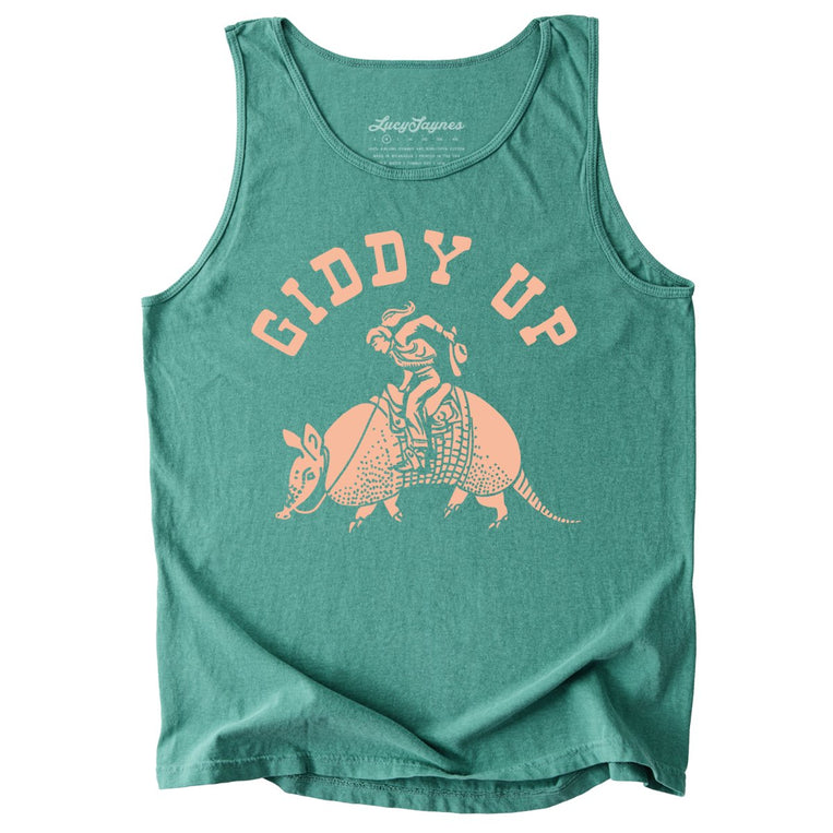 Giddy Up Comfort Colors Graphic Tank Top