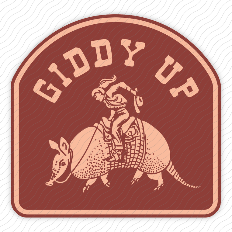 Giddy Up - Sticker