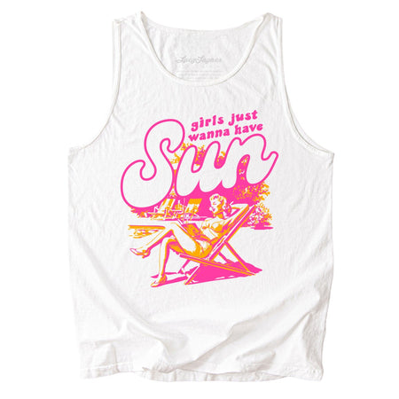 Girls Just Wanna Have Sun Comfort Colors Tank Top