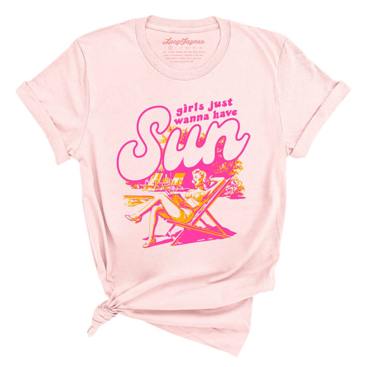 Girls Just Wanna Have Sun Tee