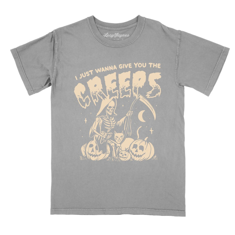 Give You The Creeps - Grey - Full Front