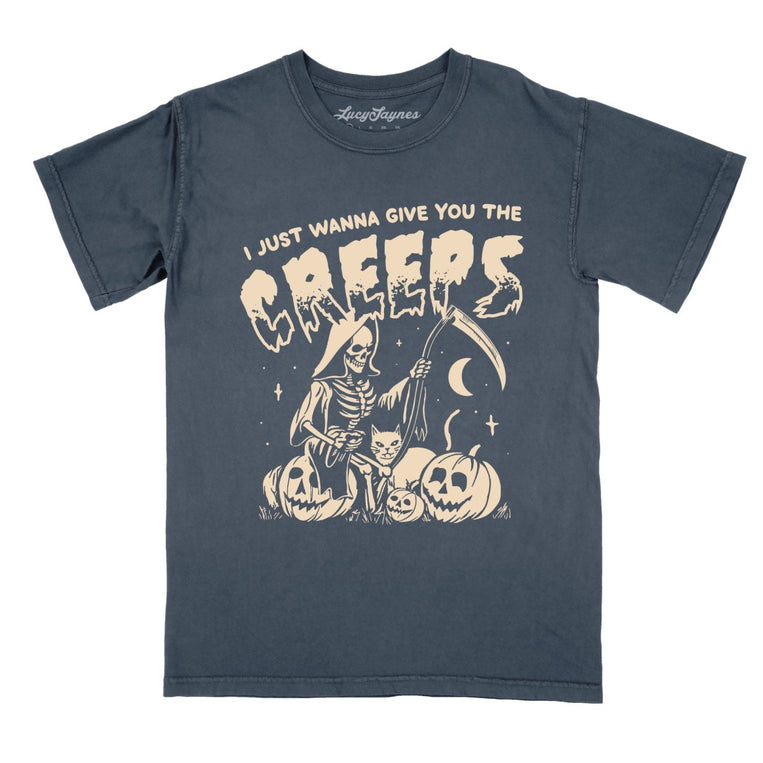 Give You The Creeps - Denim - Full Front