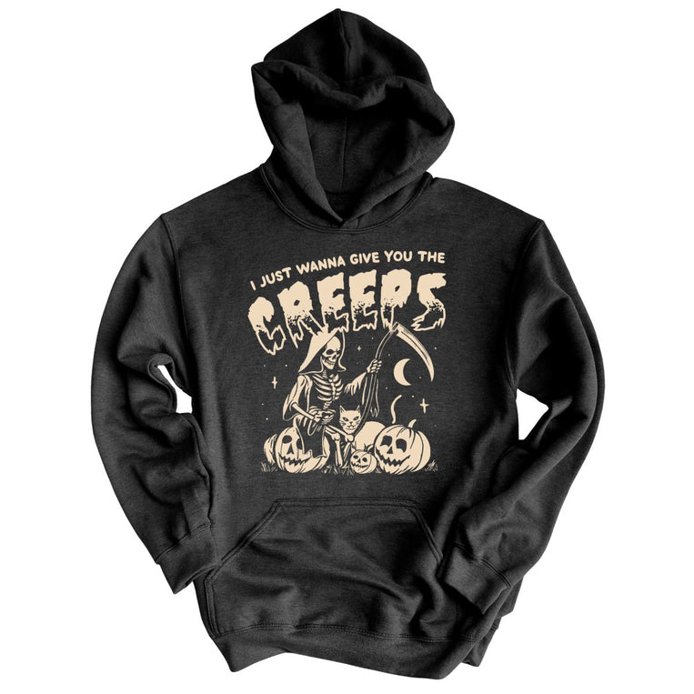 Give You The Creeps - Charcoal Heather - Full Front