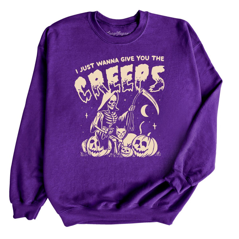 Give You The Creeps - Purple - Full Front