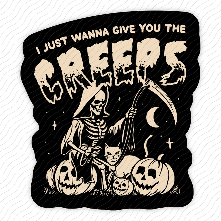 Give You The Creeps - Sticker