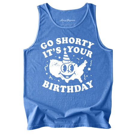Go Shorty It's Your Birthday Comfort Colors Tank Top