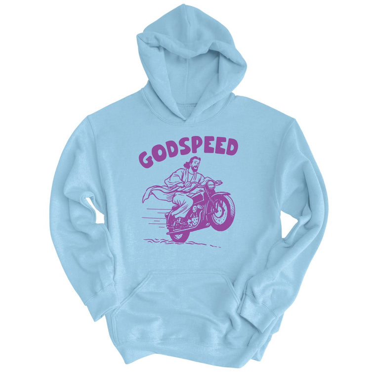Godspeed - Light Blue - Unisex Hoodie