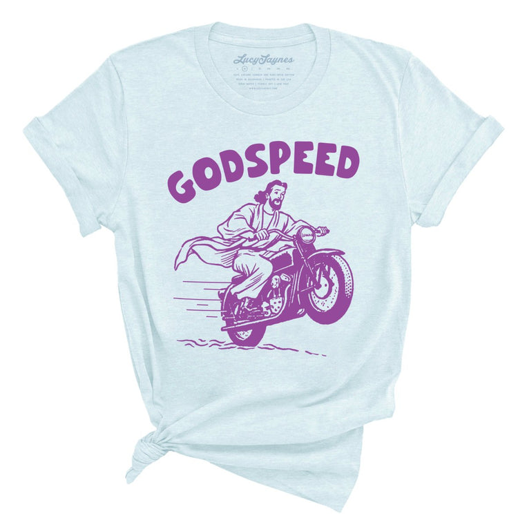 Godspeed - Heather Ice Blue - Unisex T-Shirt