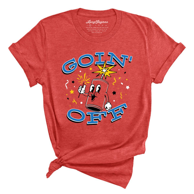 Goin' Off - Heather Red - Full Front