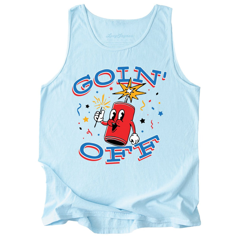 Goin' Off Comfort Colors Graphic Tank Top