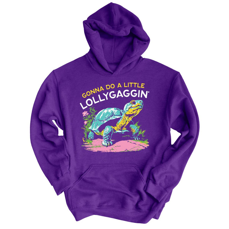 Gonna Do A Little Lollygaggin' - Purple - Unisex Hoodie