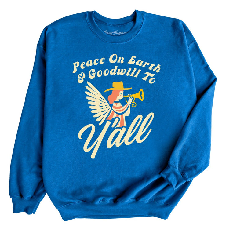 Goodwill To Y'all - Royal - Full Front