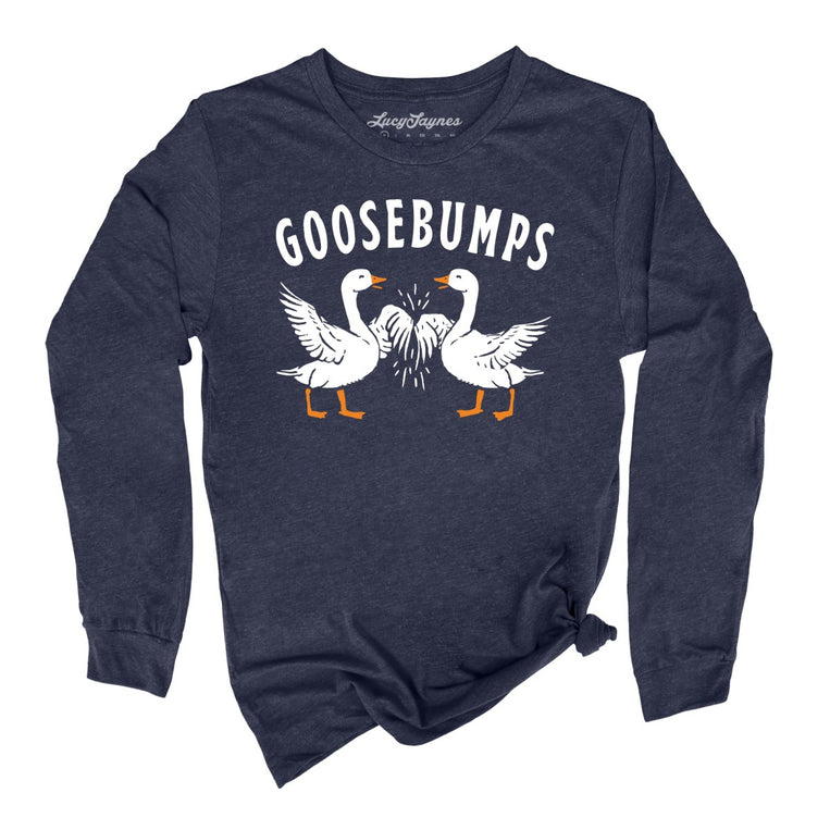 Goosebumps - Heather Navy - Full Front