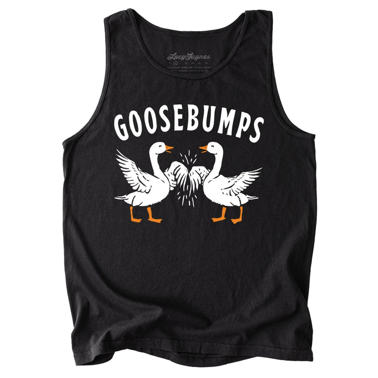 Goosebumps Comfort Colors Graphic Tank Top - Black