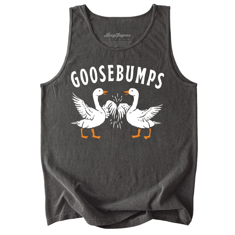 Goosebumps Comfort Colors Graphic Tank Top - Pepper