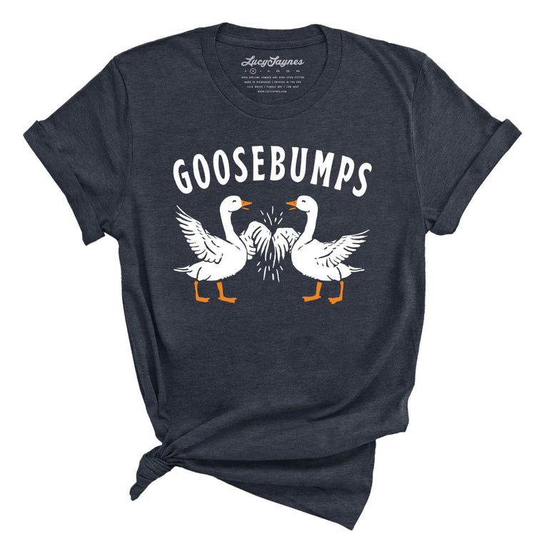 Goosebumps - Heather Navy - Full Front