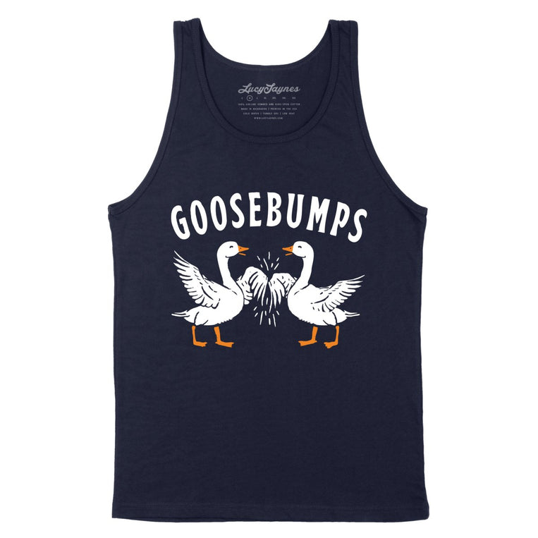 Goosebumps - Navy - Unisex Tank Top