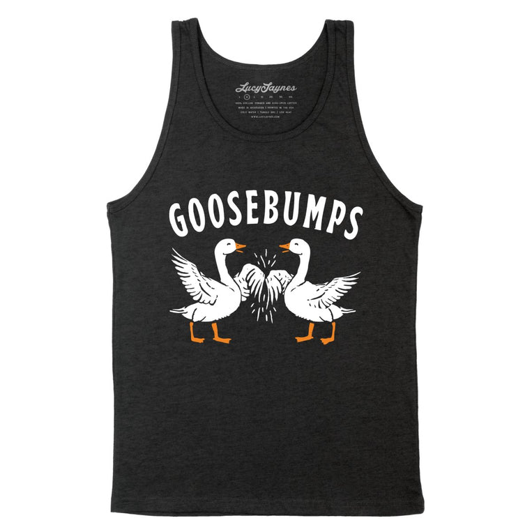 Goosebumps - Charcoal-Black Triblend - Unisex Tank Top