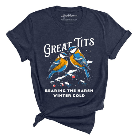 Great Tits Winter Cold Tee