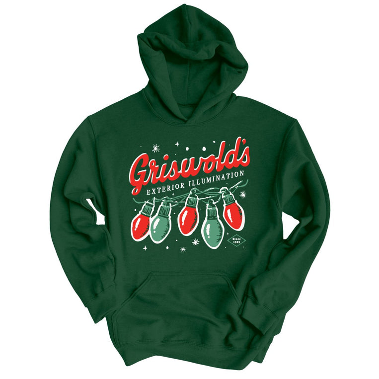 Griswold's Exterior Illumination - Forest Green - Unisex Hoodie