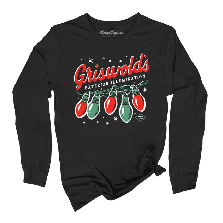 Griswold's Exterior Illumination - Black - Unisex Long Sleeve T-Shirt