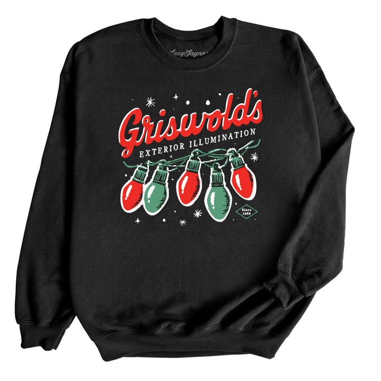 Griswold's Exterior Illumination - Black - Unisex Sweatshirt