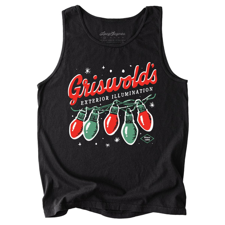 Griswold's Exterior Illumination Comfort Colors Graphic Tank Top