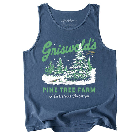 Griswold's Pine Tree Farm Comfort Colors Tank Top