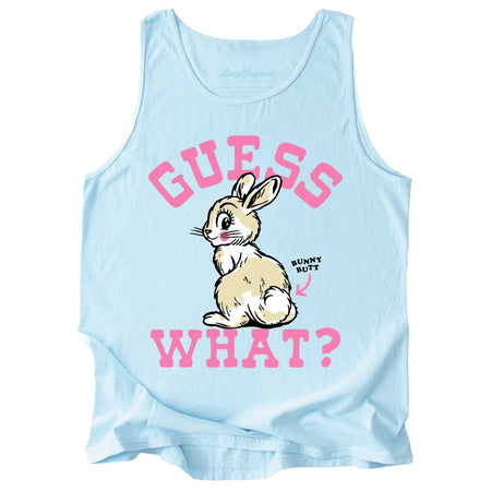 Guess What Bunny Butt Comfort Colors Tank Top