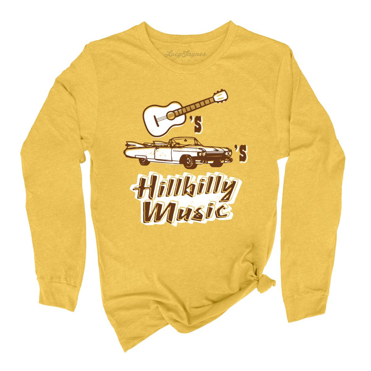 Guitars Cadillacs Hillbilly Music - Heather Yellow Gold - Full Front