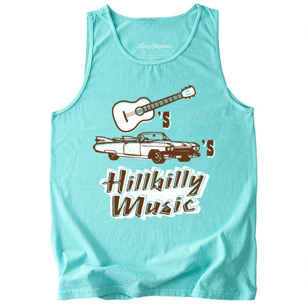Guitars Cadillacs Hillbilly Music Comfort Colors Tank Top