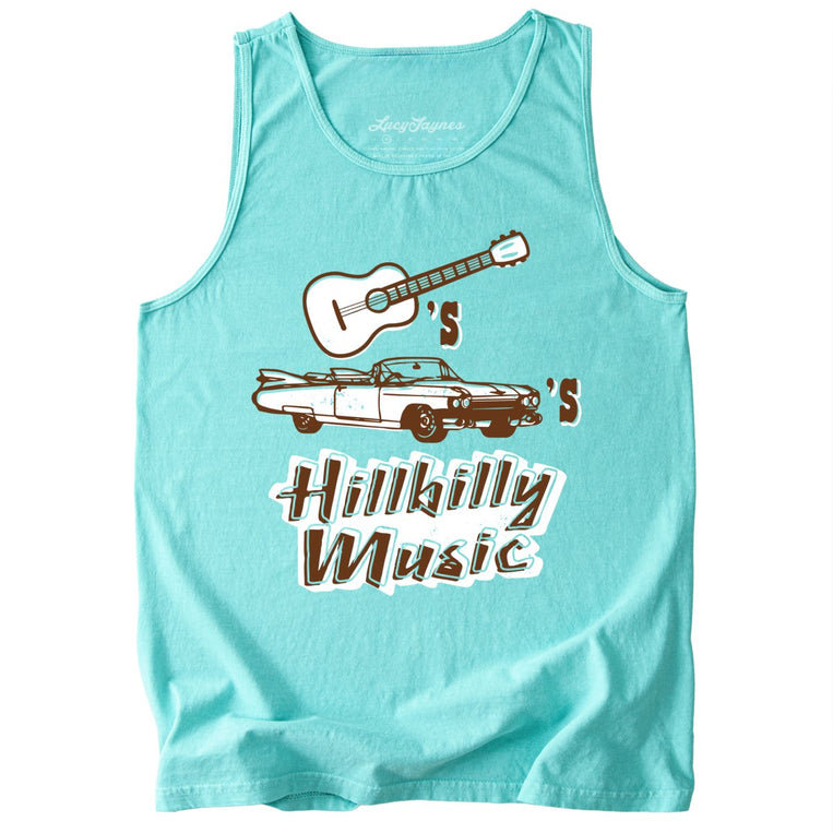 Guitars Cadillacs Hillbilly Music Comfort Colors Graphic Tank Top