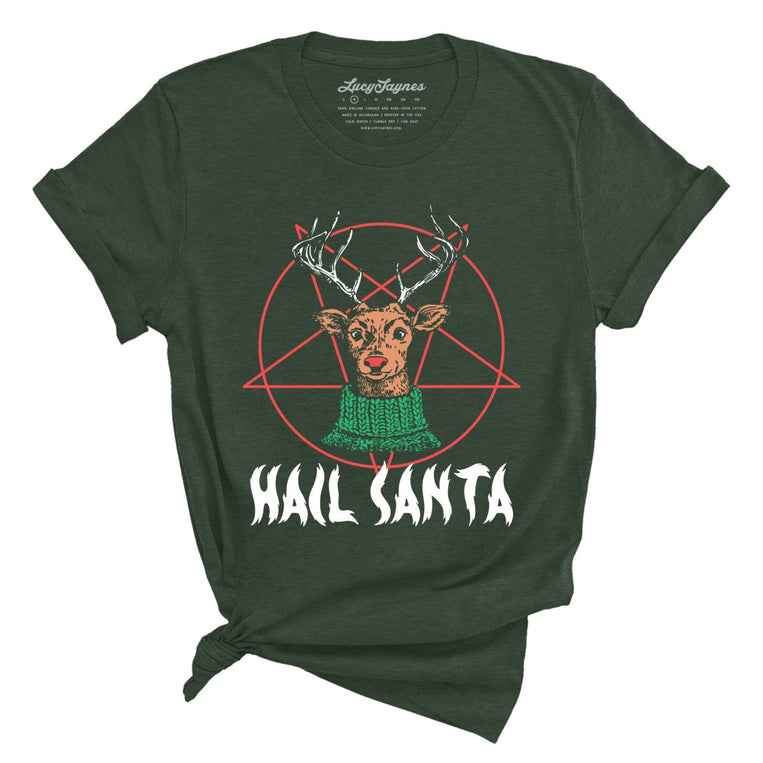 Hail Santa - Heather Forest - Full Front