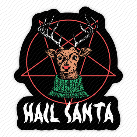Hail Santa Sticker