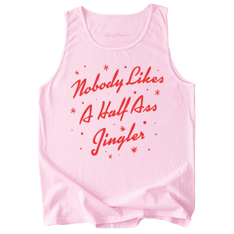 Half Ass Jingler Comfort Colors Graphic Tank Top - Blossom