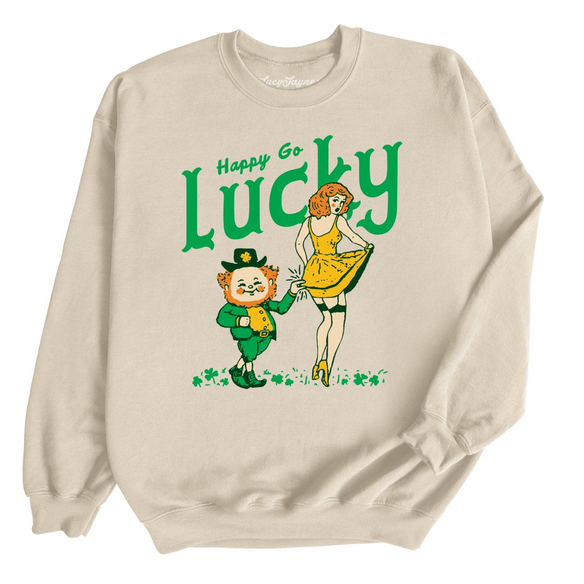 Happy Go Lucky Sweatshirt – Lucy Jaynes