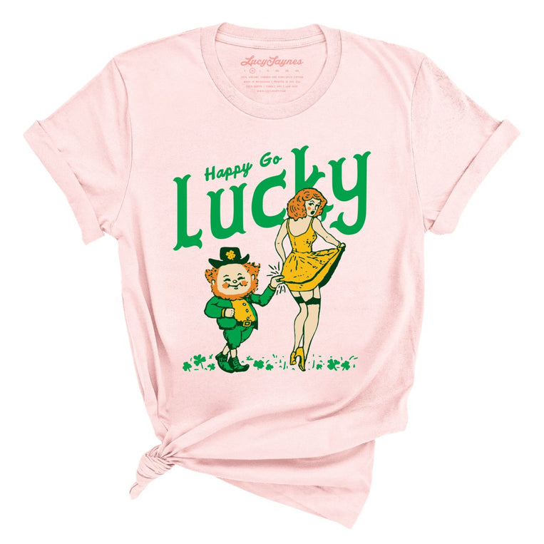 Happy Go Lucky - Soft Pink - Full Front