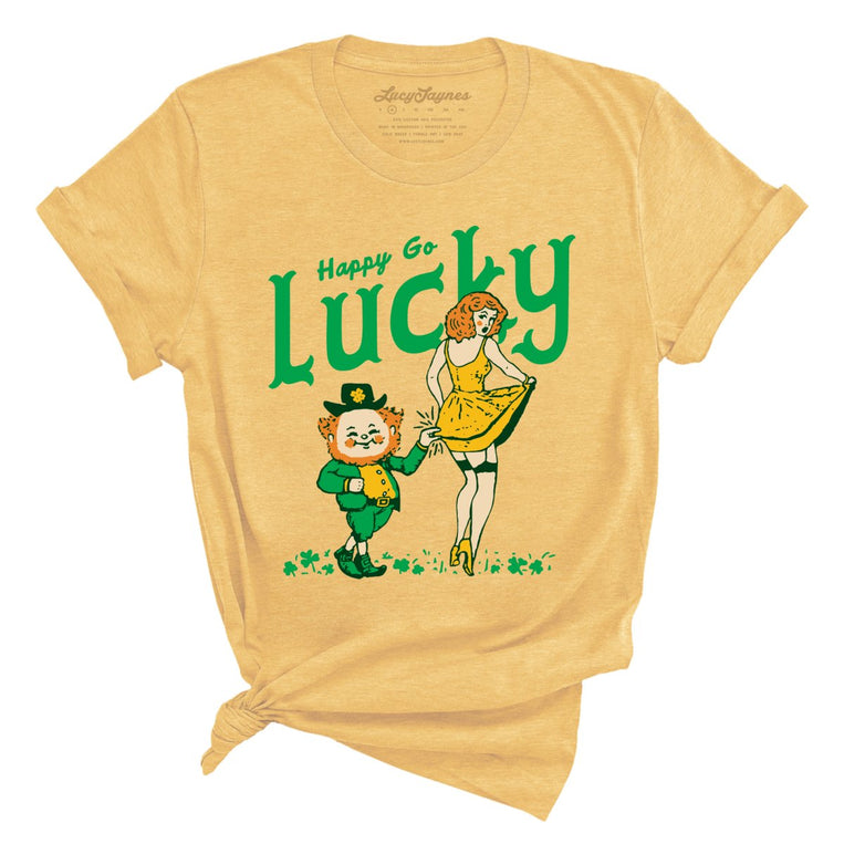 Happy Go Lucky - Heather Yellow Gold - Full Front