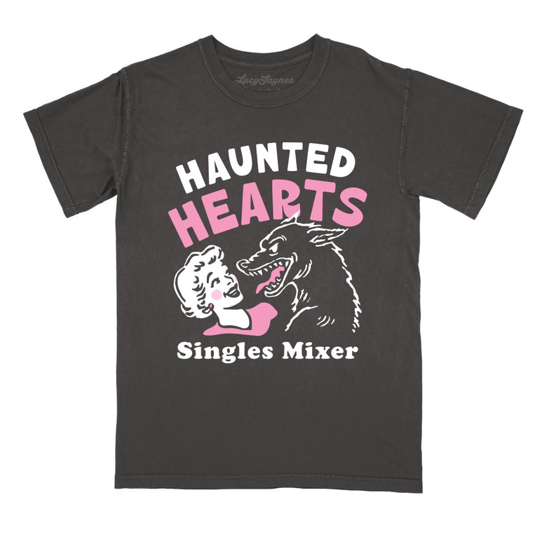Haunted Hearts Singles Mixer - Pepper - Comfort Colors Tee