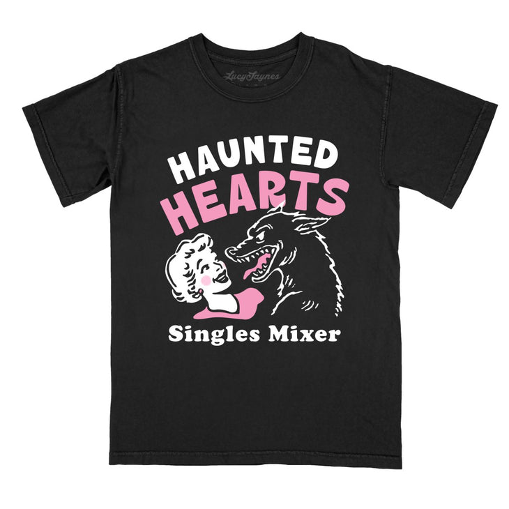 Haunted Hearts Singles Mixer Comfort Colors Tee