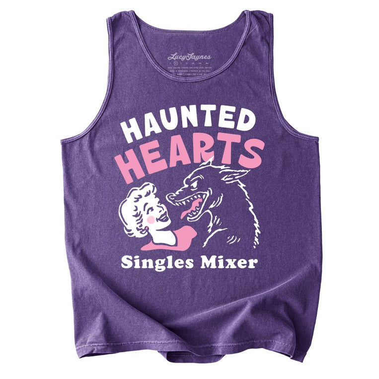 Haunted Hearts Singles Mixer - Grape - Tank Top
