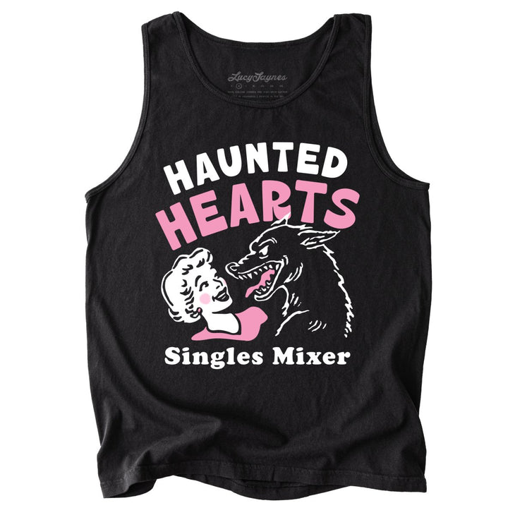 Haunted Hearts Singles Mixer Comfort Colors Tank Top