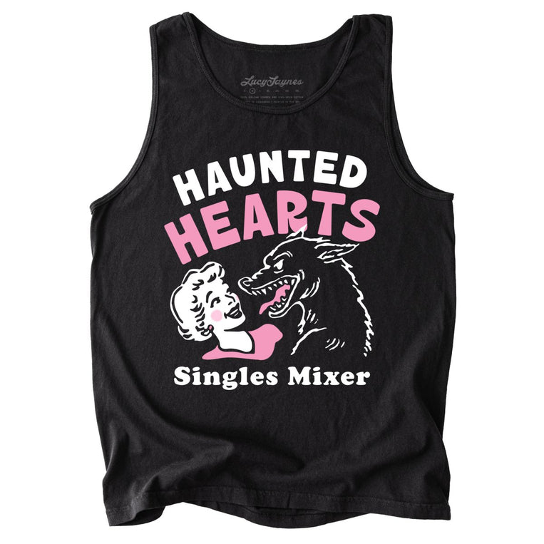 Haunted Hearts Singles Mixer - Black - Tank Top