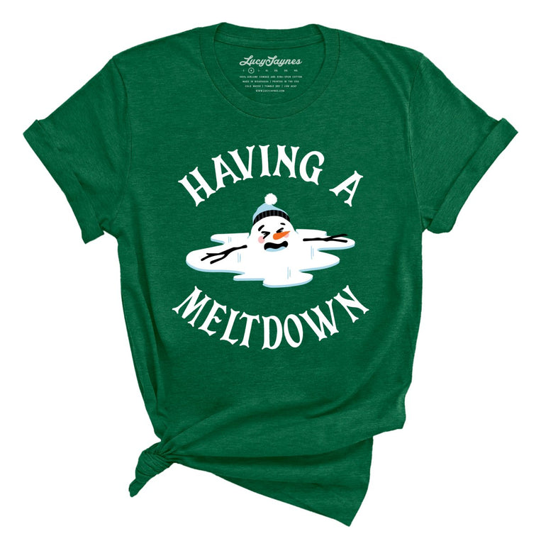 Having A Meltdown - Heather Grass Green - Full Front