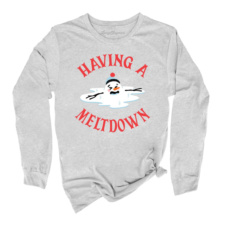Having A Meltdown - Athletic Heather - Full Front