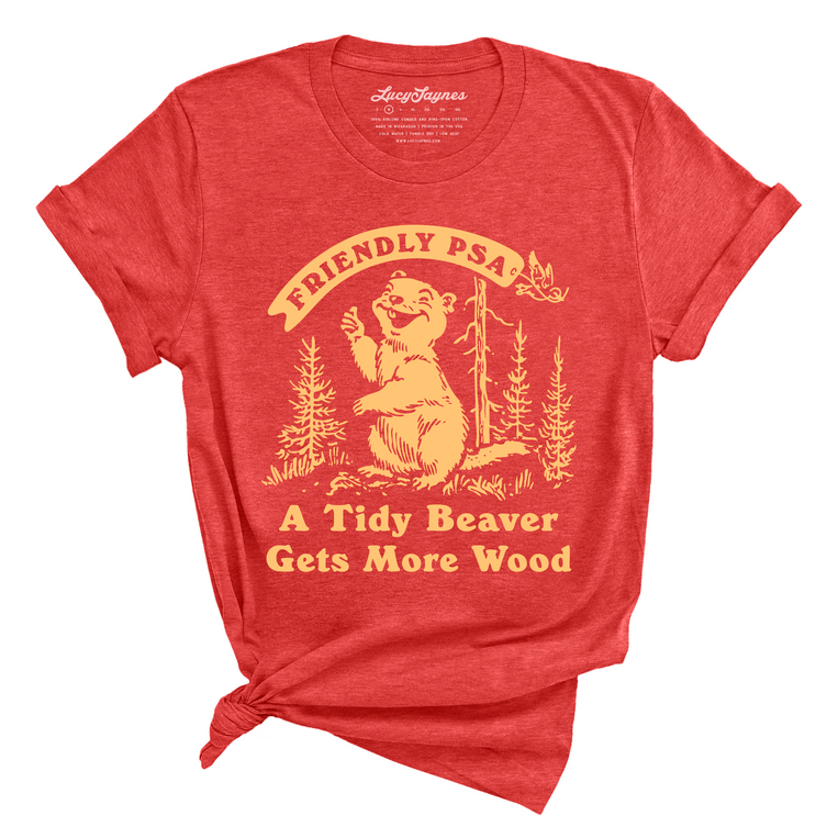 A Tidy Beaver Gets More Wood - Tee