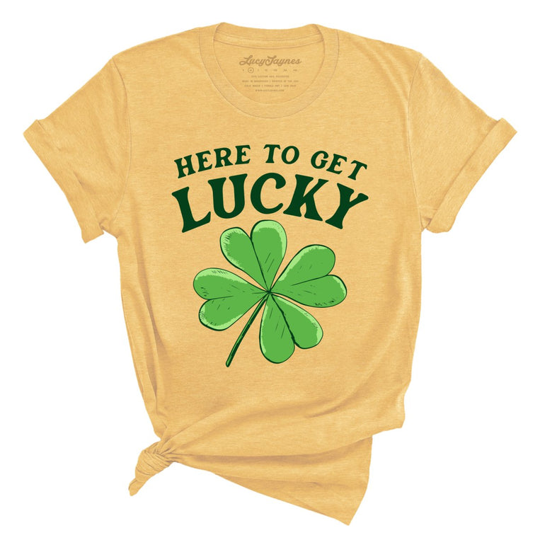 Here To Get Lucky - Heather Yellow Gold - Full Front