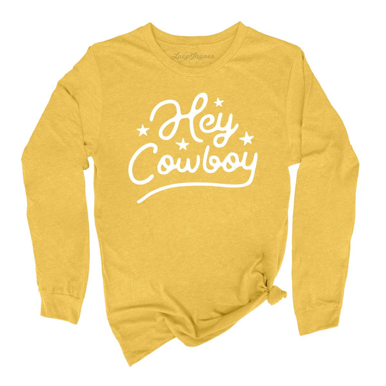 Hey Cowboy - Heather Yellow Gold - Full Front